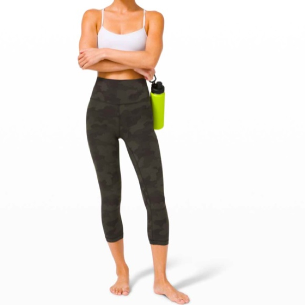 Lululemon Align Crop 21” Heritage 365 Camo Size 6